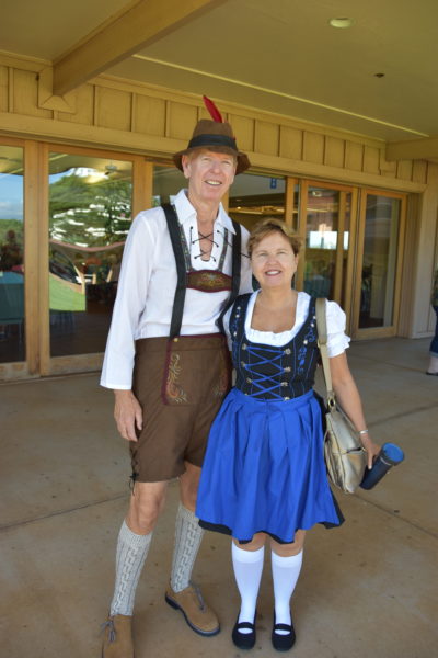 Tom & Cheryl in their best Oktoberfest Clothes 